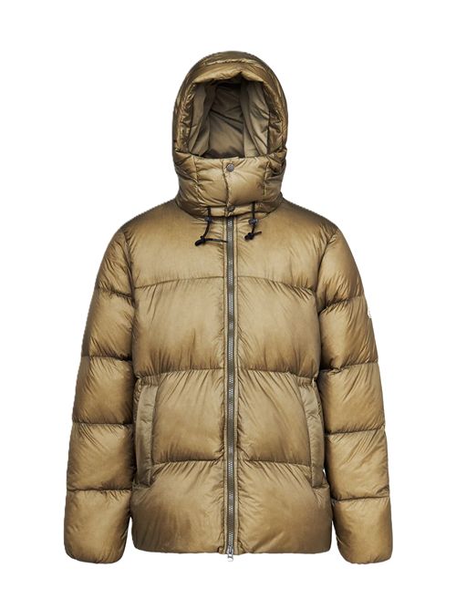 Pyrenex Shift Hooded Ripstop Unisex Warm and Ultra-Light Down Jacket Khaki Pyrenex | HMY0103198 MERMAID